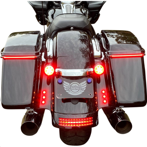 Custom Dynamics - Custom Dynamics LED Boltz - Amber, Black Finish - CD-BOLT-R-B