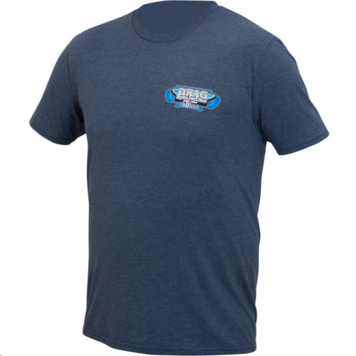 Drag Specialties - Drag Specialties 20-21 Oldbook Cover Bike Short Sleeve Shirt - 3030-19380 - Blue/Gray - X-Large