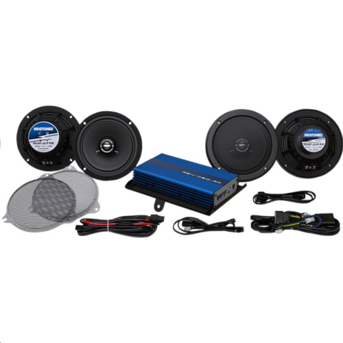 Hogtunes - Hogtunes Gen 4 200-watt Amp/ Four Speaker Kit - G4 ULTRA KIT-RM