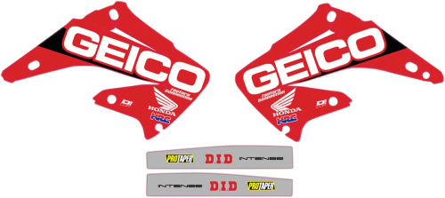 DCOR - DCOR 2020 Geico Honda Graphics Kit - 10-10-500