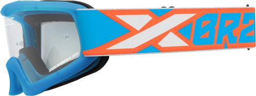 EKS Brand - EKS Brand X-Grom Youth Goggle - 067-30310 - Cyan/Flo Orange/White - OSFM