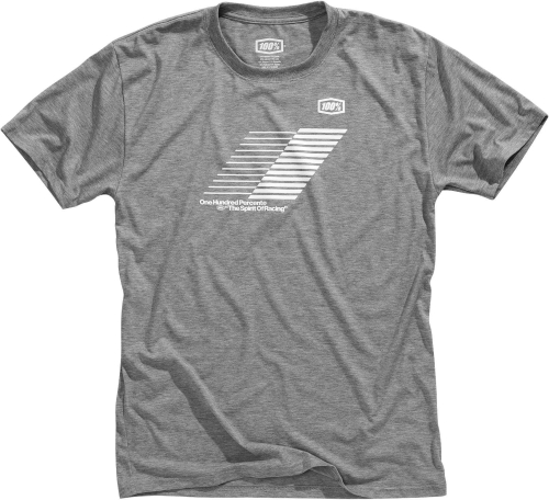 100% - 100% Helix Tech T-Shirt - 35016-188-13 - Heather Gray - X-Large