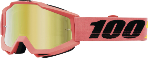 100% - 100% Accuri Rogen Goggles - 50210-387-02 - Rogen / Gold Mirror Lens - OSFM