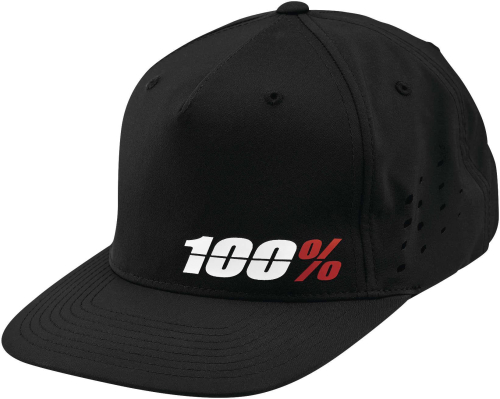 100% - 100% Ozone Snapback Hat - 20077-001-01 - Black - OSFM