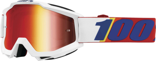 100% - 100% Accuri Minima Goggles - 50210-388-02 - Minima / Red Mirror Lens - OSFM