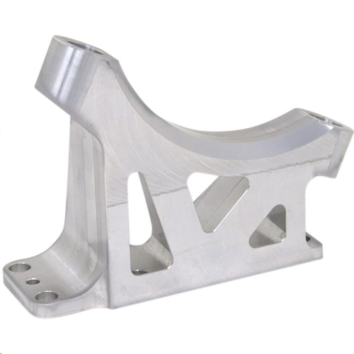 Alloy Art - Alloy Art Radial Caliper Mount for 49mm Lower Legs - Left Side - Clear Anodized - 49RBML-1