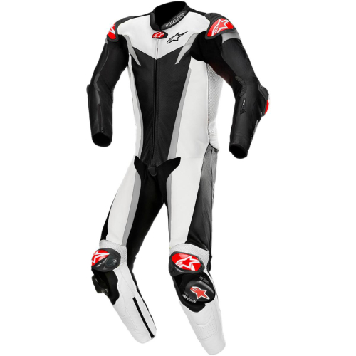 Alpinestars - Alpinestars GP Tech One-piece Leather Suit V3 - 3156819-1219-50 - Black/White/Silver - 50