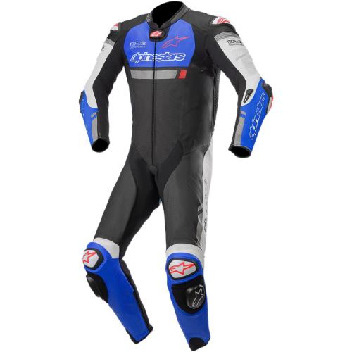 Alpinestars - Alpinestars Missile Ignition One-piece Leather Suit - 3150120-1727-46 - Black/Blue/White - 46