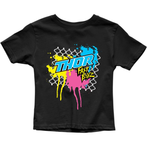 Thor - Thor Fast Boyz Youth T-Shirt - 3032-3177 - Black - X-Small