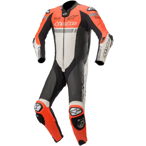 Alpinestars - Alpinestars Missile Ignition One-piece Leather Suit - 3150120-3001-50 - Red/White/Black - 50
