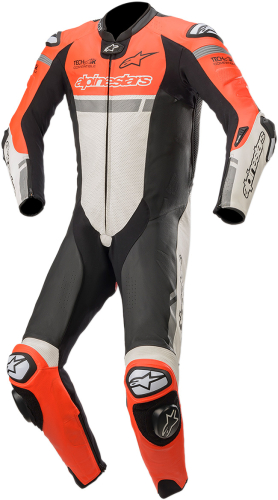 Alpinestars - Alpinestars Missile Ignition One-piece Leather Suit - 3150120-3001-52 - Red/White/Black - 52