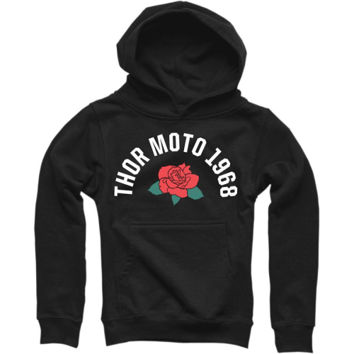 Thor - Thor Girls Rose Youth Pullover - 3052-0573 - Black - Small