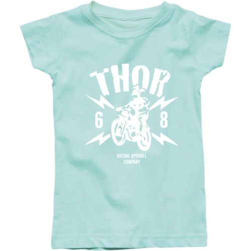 Thor - Thor Lightning Girls Toddler T-Shirt - 3032-3134 - Mint - 2T