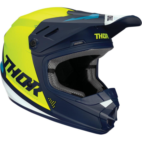 Thor - Thor Sector Blade Youth Helmet - 0111-1249 - Navy/Acid - Small