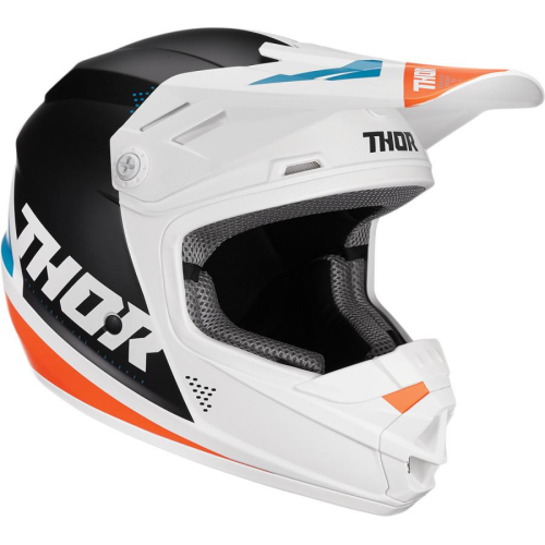Thor - Thor Sector Blade Youth Helmet - 0111-1243 - White/Aqua - Small