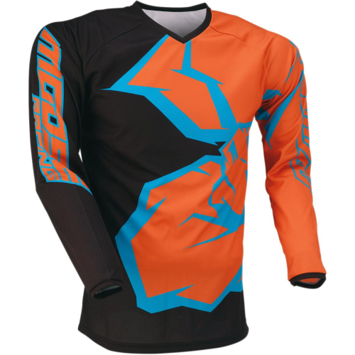 Moose Racing - Moose Racing Qualifier Youth Jersey - 2912-1841 - Orange/Cyan - X-Small