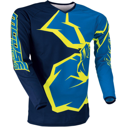Moose Racing - Moose Racing Qualifier Youth Jersey - 2912-1846 - Blue/Hi-Viz - X-Small