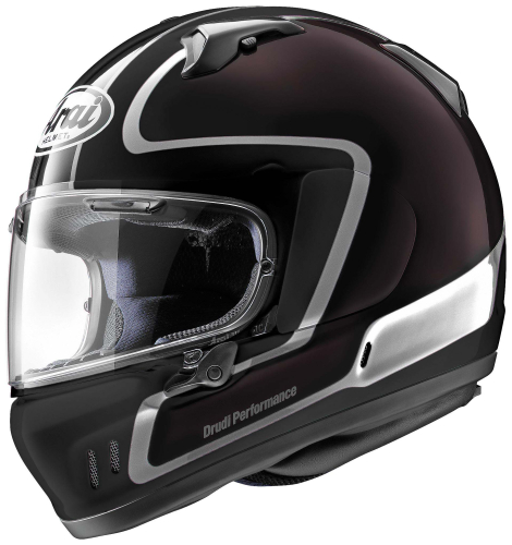 Arai Helmets - Arai Helmets Defiant-X Outline Helmet - 685311172518 - Black/Dark Purple - X-Small