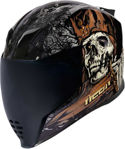 Icon - Icon Airflite Uncle Dave Helmet - 0101-12671 - Black - X-Small