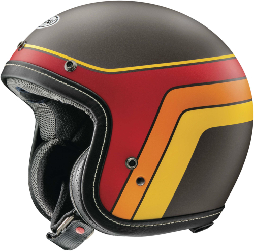Arai Helmets - Arai Helmets Classic-V Groovy Helmet - 685311167781 - Brown Frost - Small