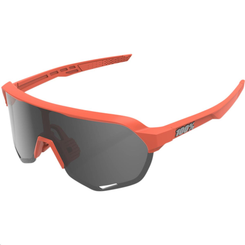 100% - 100% Type-S2 Sunglasses - 61003-068-57 - Soft Tact Coral/Smoke Lens - OSFA