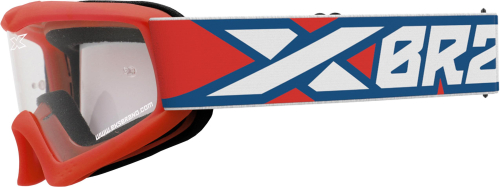 EKS Brand - EKS Brand X-Grom Youth Goggle - 067-30305 - Red/White/Blue - OSFM