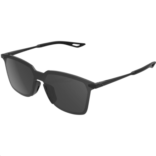 100% - 100% Legere Square Sunglasses - 61041-001-57 - Polished Black/Smoke Lens - OSFA