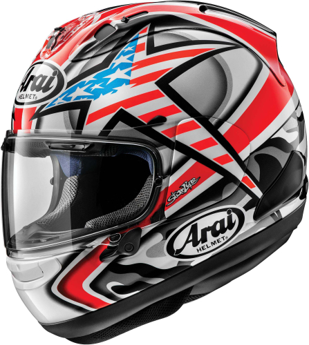 Arai Helmets - Arai Helmets Corsair-X Hayden Laguna Helmet - 685311170170 - Red/Blue - X-Small