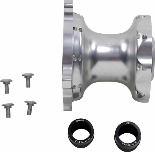 Moose Racing - Moose Racing MX1 Front Hub - Silver - 0213-0831