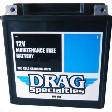 Drag Specialties - Drag Specialties AGM Factory Activated Maintenance-Free Battery - 2113-0766