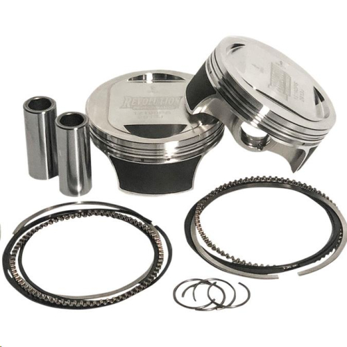 Revolution Performance - Revolution Performance Big Bore Piston Kit (107in. Domed) - Bore 3-15/16 - 4-3/8in. Stroke - 11:1 Compression - 301-116WD