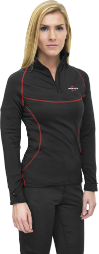 Warm & Safe - Warm & Safe Heat Layer Womens Shirt - 31848010 - Black - X-Small
