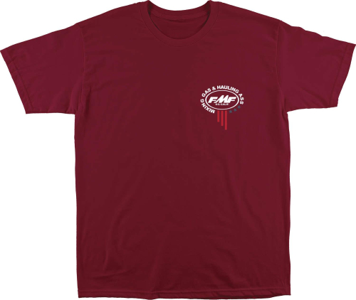 FMF Racing - FMF Racing American Gas T-Shirt - HO9118905-CAR-2XL - Cardinal - 2XL