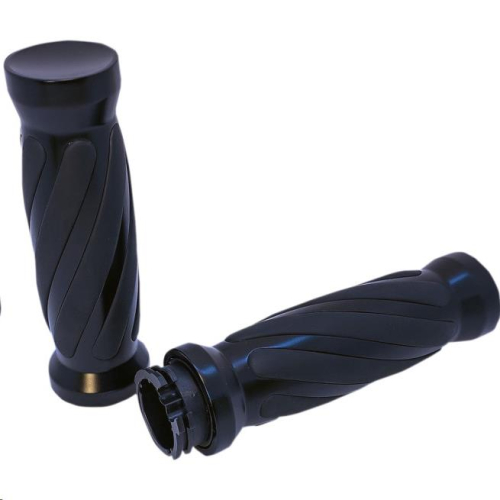 Pro-One Performance - Pro-One Performance Custom Handlebar Grips - Twisted Rubber Style - 490010B