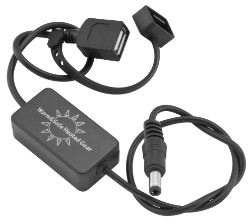 Warm & Safe - Warm & Safe USB to Coax Plug Charger Adaptor with Pouch - 71014004