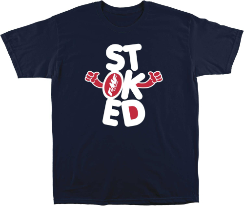 FMF Racing - FMF Racing Stoked T-Shirt - HO9118907-NVY-LG - Navy - Large