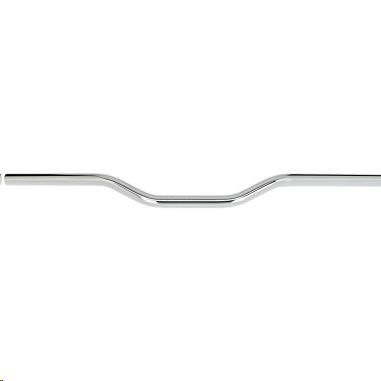 Biltwell Inc. - Biltwell Inc. 1in. Tracker Slotted Handlebar - Chrome - 6007-1056
