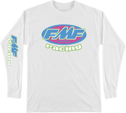 FMF Racing - FMF Racing Dirt Days Long Sleeve T-Shirt - HO9119900-WHT-LG - White - Large