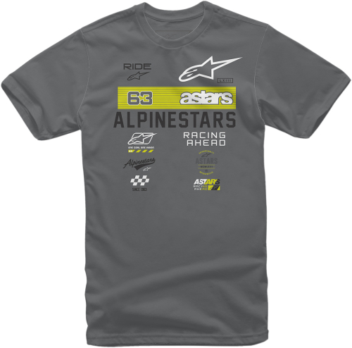Alpinestars - Alpinestars Sponsored T-Shirt - 1210-72002-182X - Charcoal - 2XL