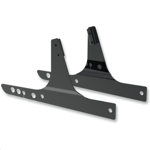 Khrome Werks - Khrome Werks Round Side Plates - Gloss Black - KW263845