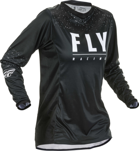 Fly Racing - Fly Racing Lite Womens Jersey - 373-621S - Black/White - Small
