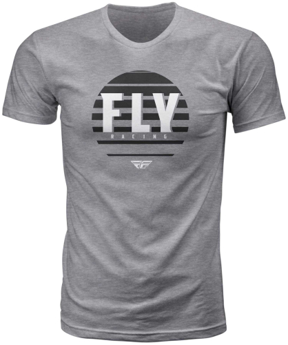 Fly Racing - Fly Racing Fly Circle Youth T-Shirt - 352-1198YL - Dark Heather Gray - Large