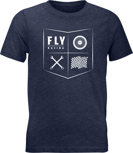 Fly Racing - Fly Racing Fly All Things Moto Youth T-Shirt - 352-1208YM - Midnight Navy - Medium