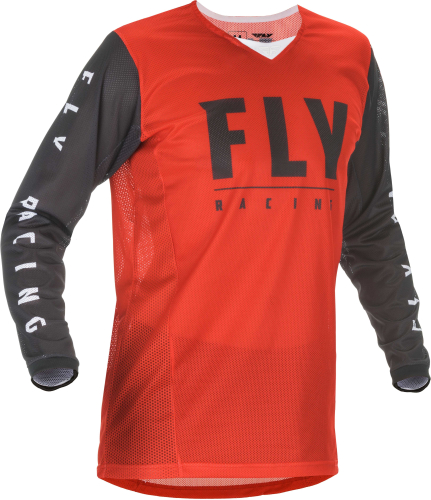 Fly Racing - Fly Racing Kinetic Mesh Youth Jersey - 374-312YL - Red/Black - Large