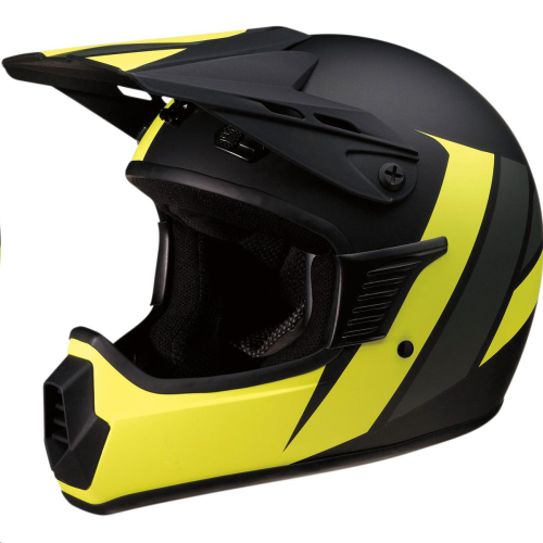 Z1R - Z1R Rise Evac Child Helmet - 0111-1338 - Matte Black/Hi-Vis/Gray - Lg-XL