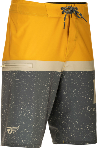 Fly Racing - Fly Racing Boardshorts - 353-30928 - Mustard/Gray - 28