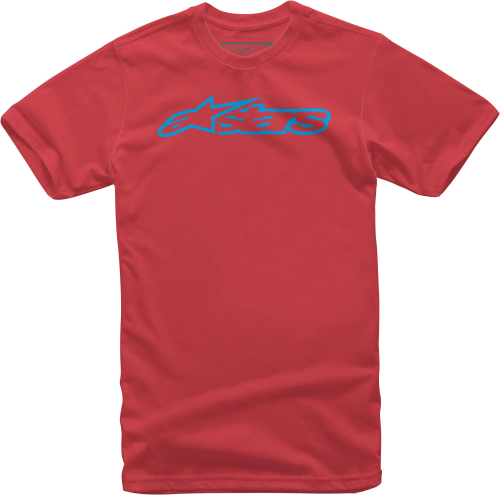 Alpinestars - Alpinestars Blaze T-Shirt - 1032-72032-3072-SM - Red/Blue - Small
