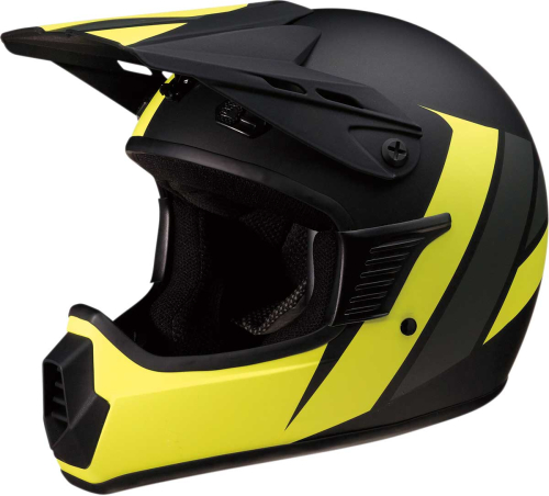 Z1R - Z1R Rise Evac Child Helmet - 0111-1337 - Matte Black/Hi-Vis/Gray - Sm-Md