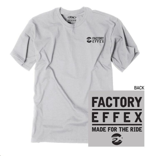 Factory Effex - Factory Effex FX Stamped T-Shirt - 23-87722 - Silver - Medium