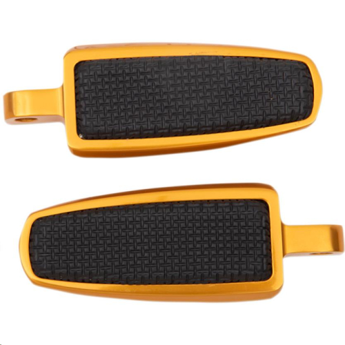 Cyclesmiths - Cyclesmiths Banana Board Male Mount Footpegs - Gold without Rivets - 126-G-NR
